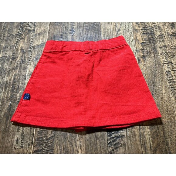 Little Bird By Jools Red Corduroy Skirt 9/12 months - Picture 6 of 6
